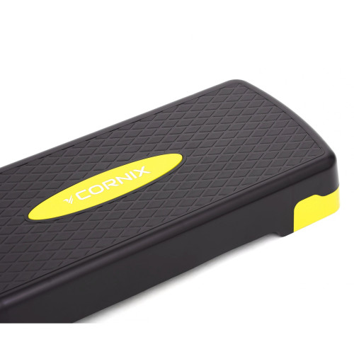 Степ платформа  2-ступенчатая Cornix XR-0192 Black/Yellow - фото №4